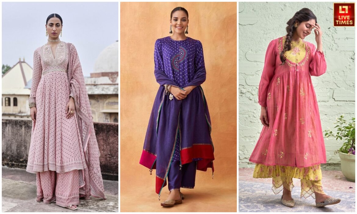 सावन में चलेगा बांधनी का जादू, आप भी पवित्र महीने में पहने मॉडर्न ट्विस्ट वाले खूबसूरत कुर्ता सेट