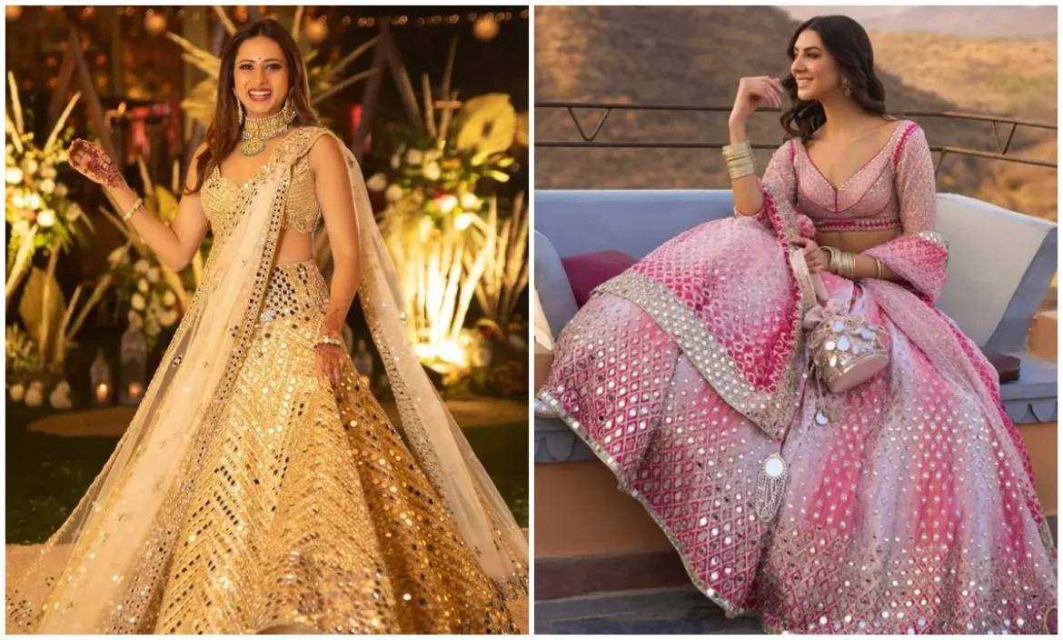 शादी सीज़न के लिए देखें ये 6 ट्रेंडी मिरर वर्क वाले लहंगे, पहनकर अपने ड्रेसिंग स्टाइल को बनाएं और भी खास