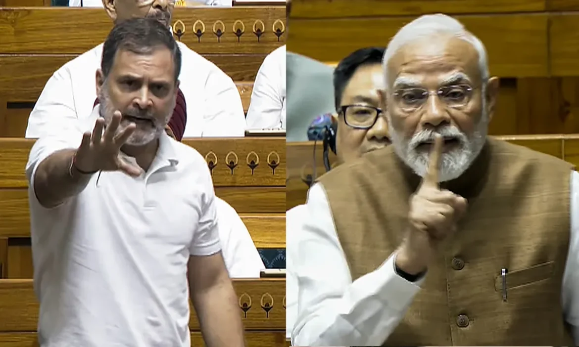 Rahul Gandhi and PM Modi