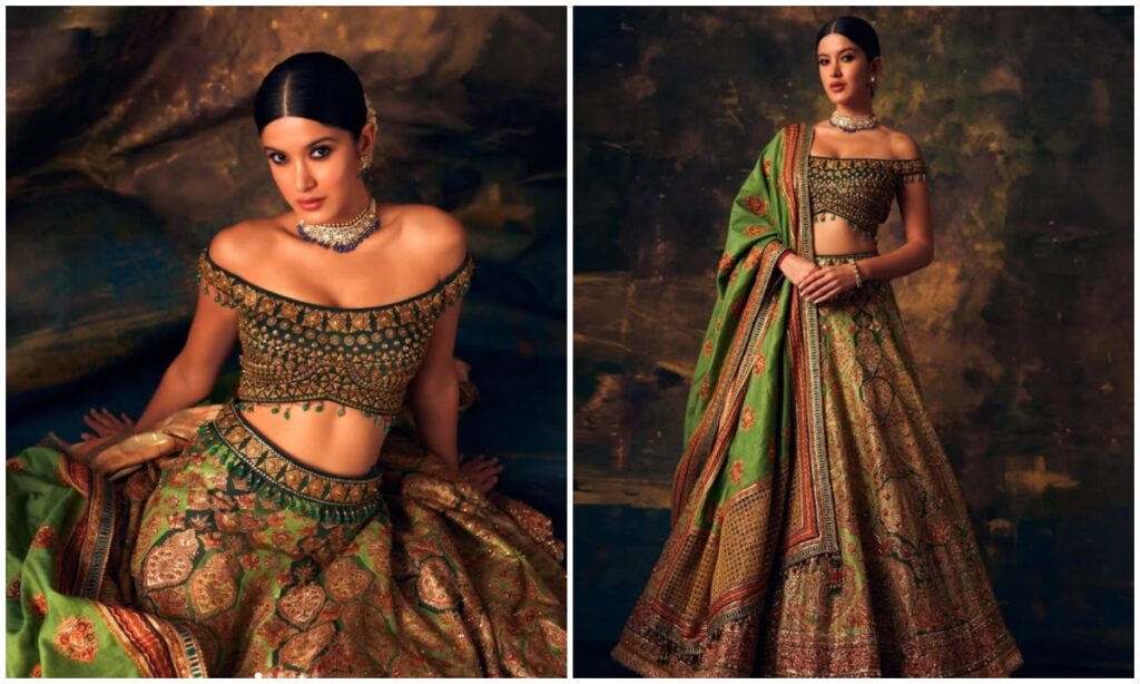 Shanaya Kapoor in off shoulder blouse