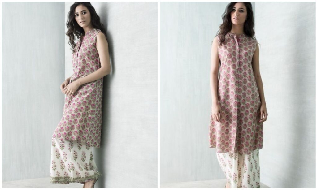 Printed kurta set for working women