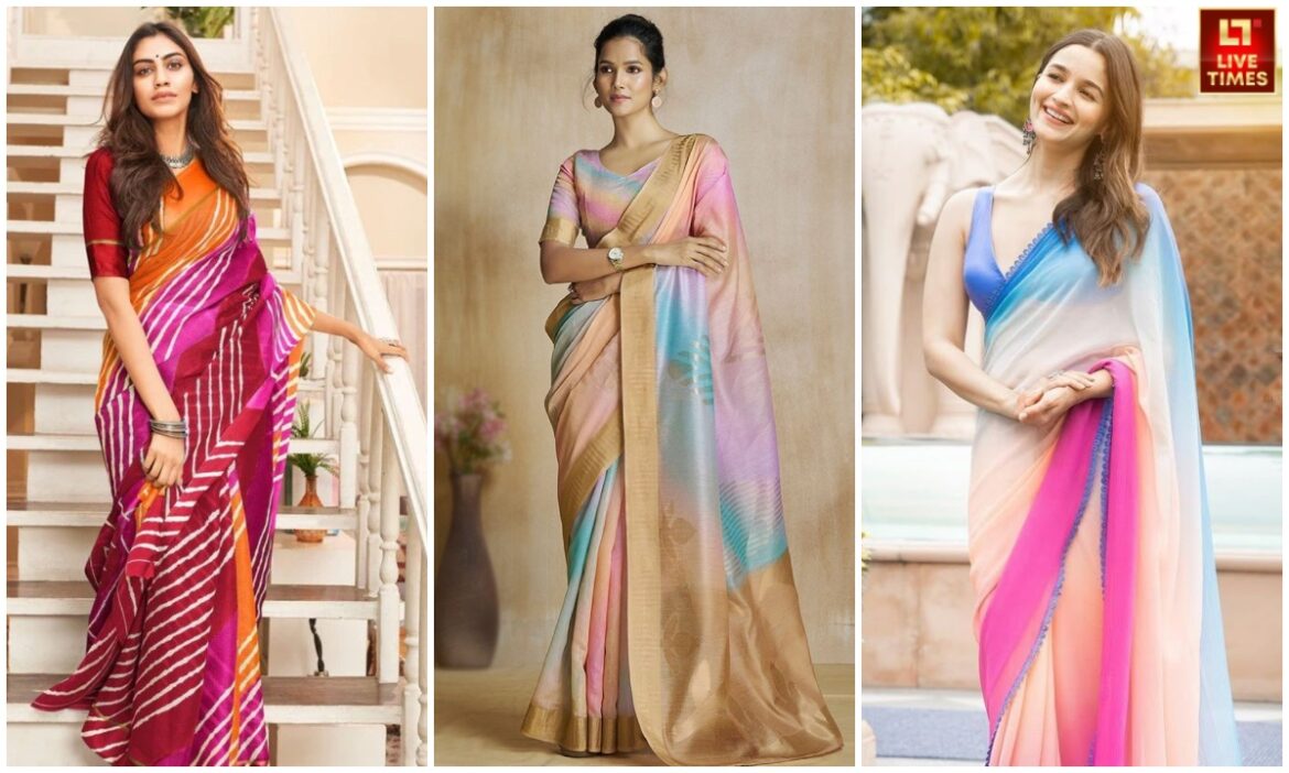 मल्टीकलर साड़ियां बनीं बॉलीवुड हसीनाओं का नया स्टाइल स्टेटमेंट, फैशन लवर्स की बन चुकी हैं पहली पसंद