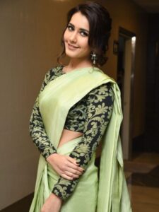 Fancy Green Blouse Design