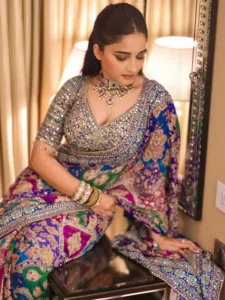 Trendy Multicoloured Saree