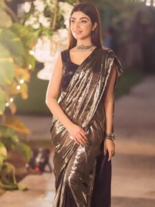 Pakistani Actress Saree Look