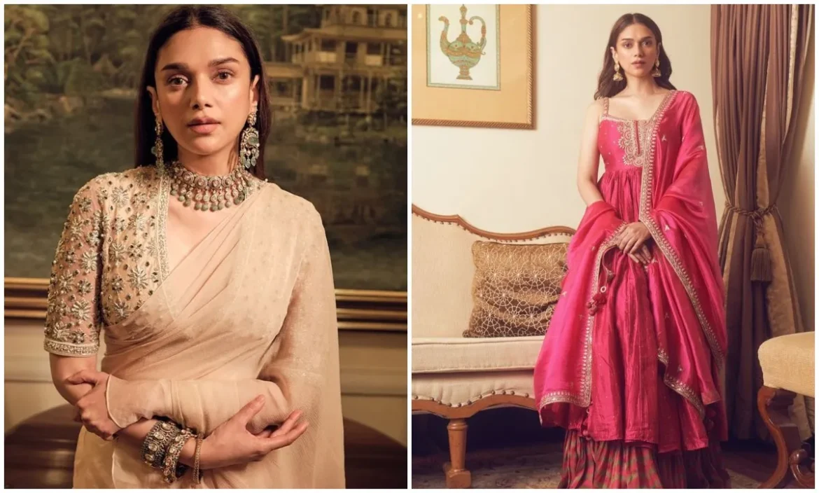 बॉलीवुड की रॉयल ब्यूटी Aditi Rao Hydari के एथनिक लुक्स से लें फैशन इंस्पिरेशन, शादी और फेस्टिव सीज़न में दिखेंगी खास