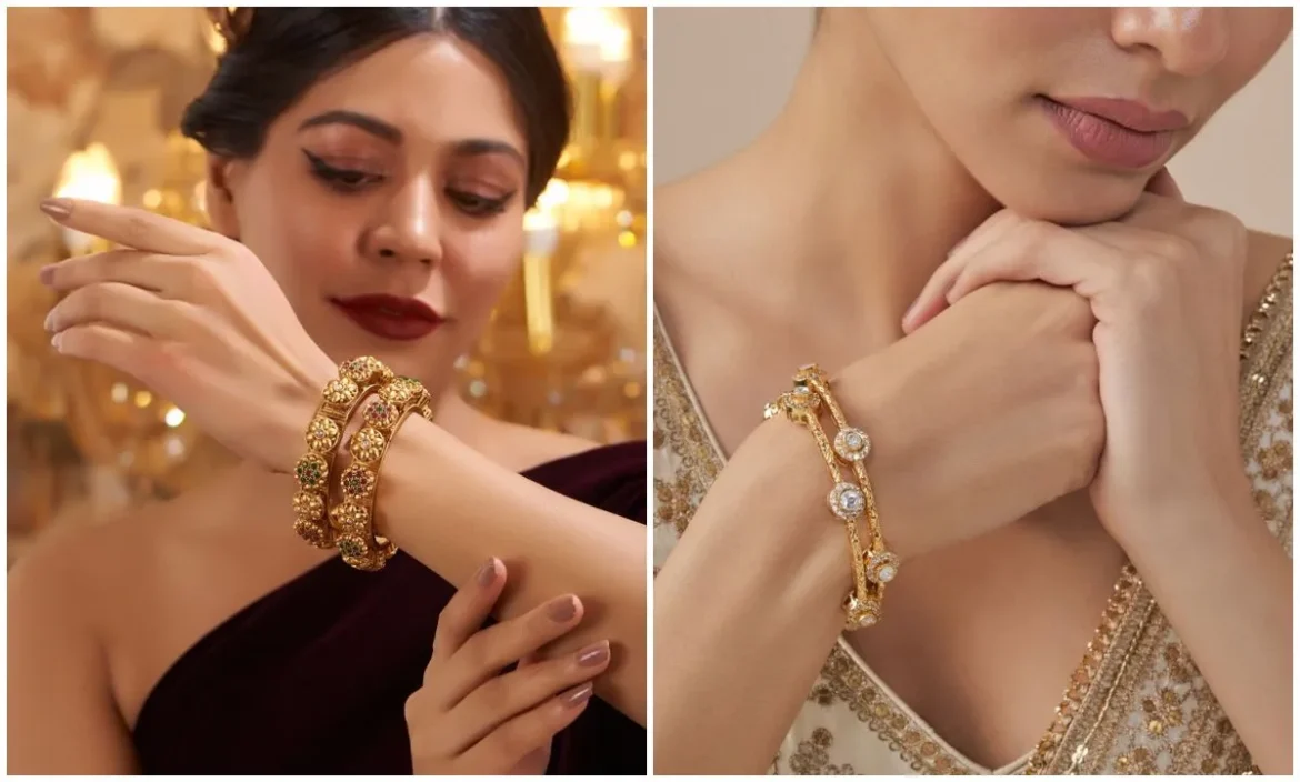 हाथों में पहने असली सोने के कंगन, देखकर पड़ोसन भी पूछेगी कितने तोले में बनवाए! आप भी देखें 6 नए डिज़ाइन