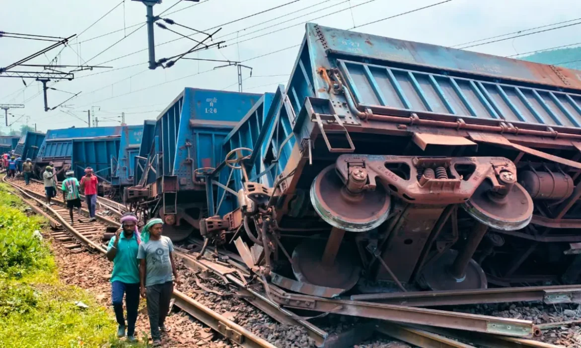 Goods Train Derail