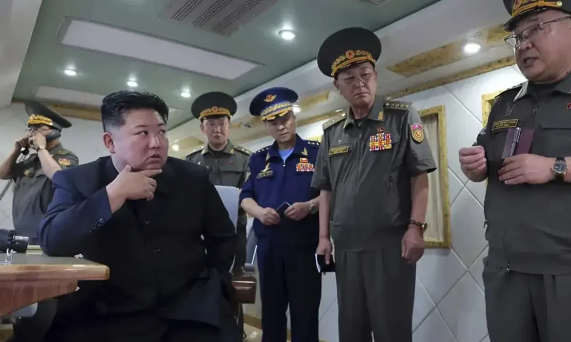 Kim Jong Supervises Anti-Air Missiles