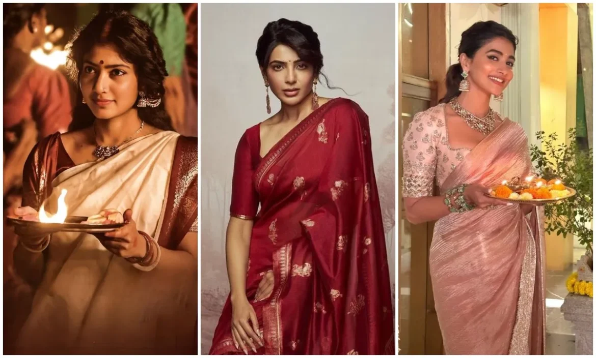 साउथ एक्ट्रेसेस से इंस्पायर ये 6 ओल्ड स्कूल ब्लाउज़ डिज़ाइन्स आपके साड़ी लुक को बना देंगे खास