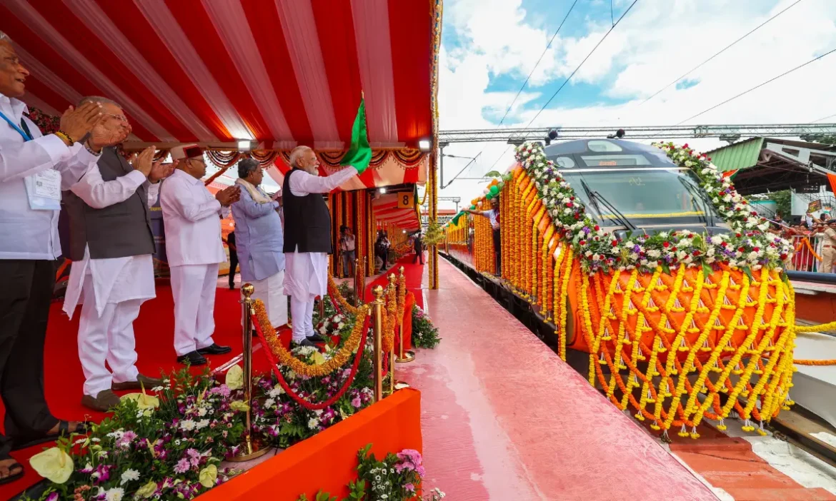 PM Modi inaugurates Vande Bharat:
