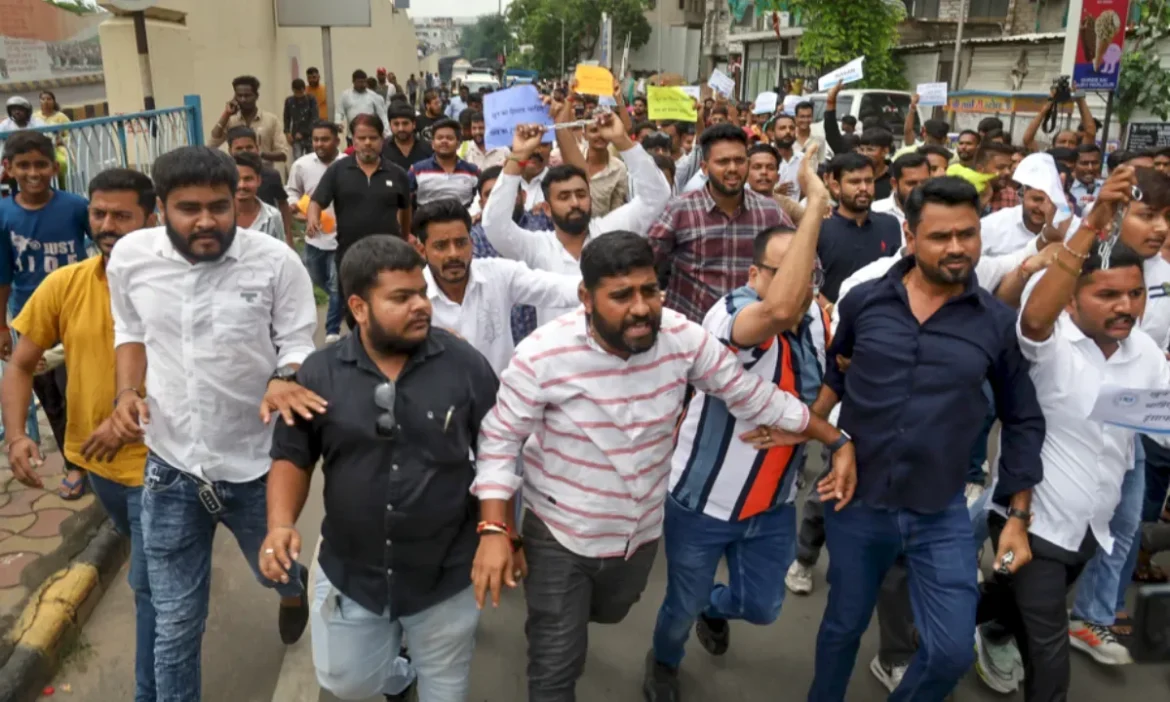 Protest in Ahmedabad