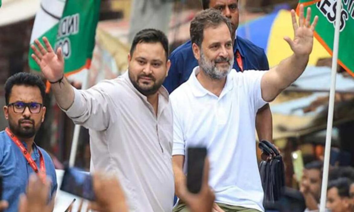 BJP files FIR abuses hurled PM late mother during Rahul Bihar yatra