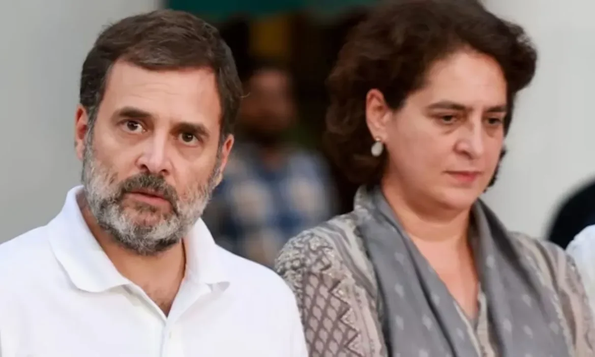 Rahul And Priyanka Gandhi SSC Protest