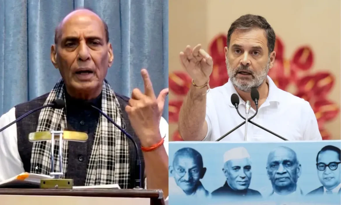 Rajnath challenged Rahul