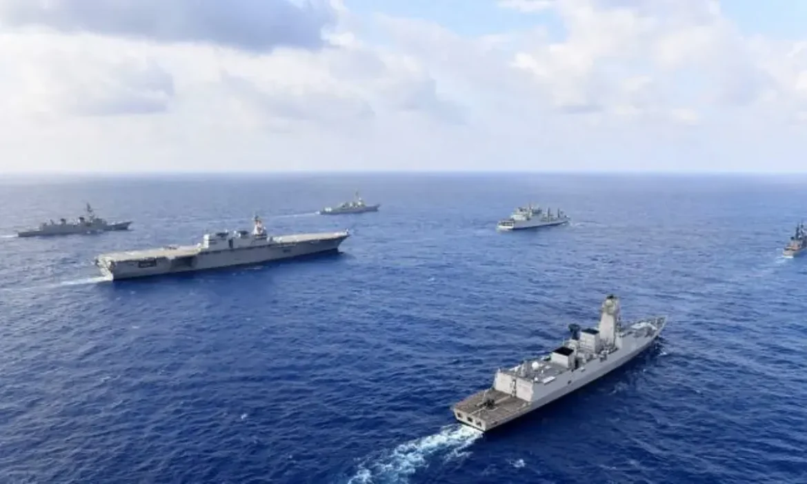 US warships deployed in the South China Sea