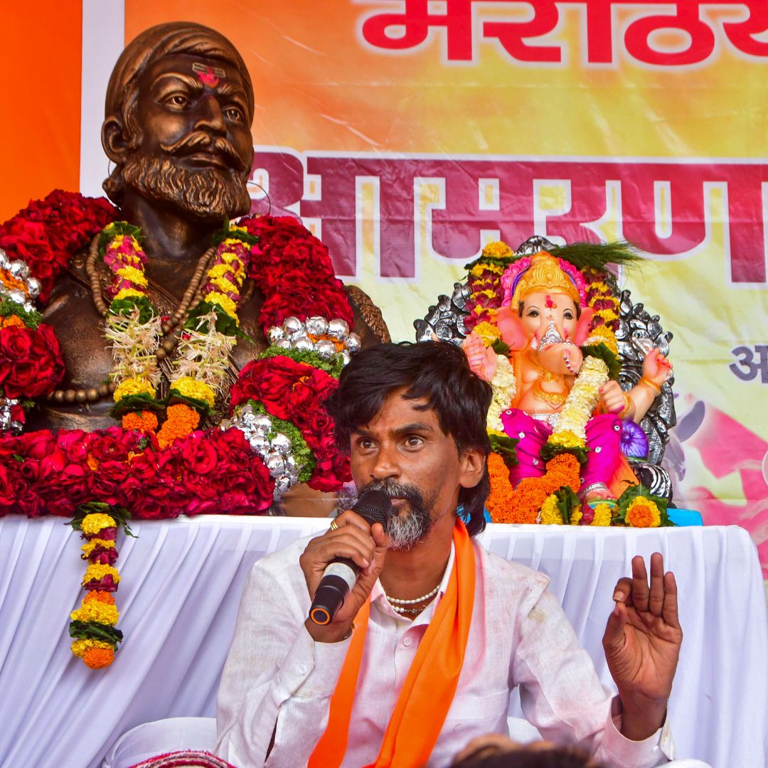 Maratha quota demand Govt huddle Jarange protest enters 3rd day