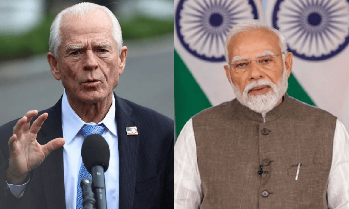 Ukraine conflict Modi war claims White House trade adviser