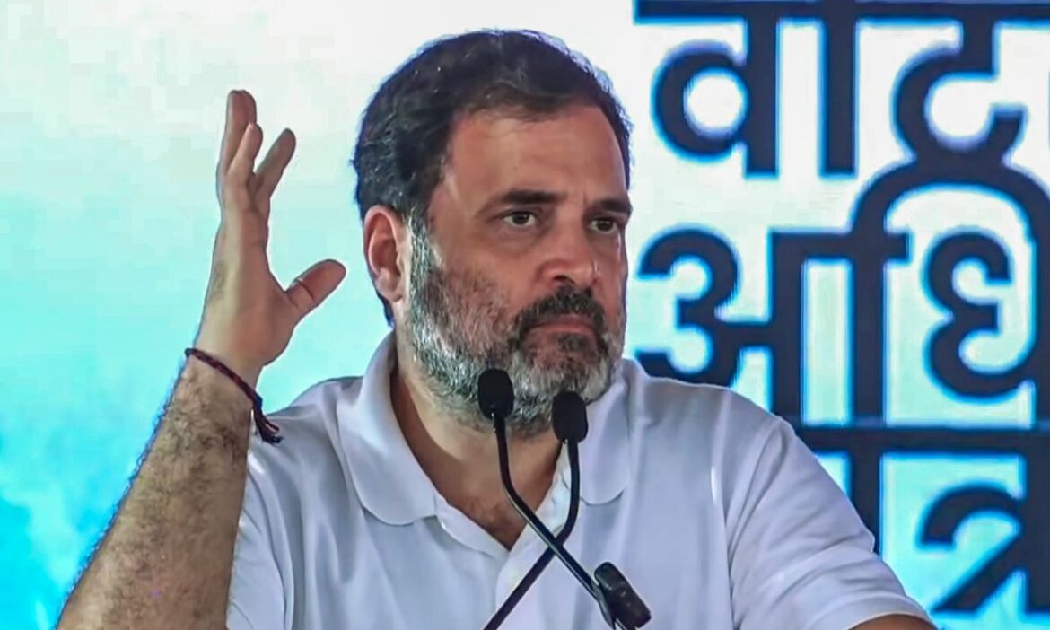 Voter Adhikar Yatra Rahul Gandhi conspiracy steal Bihar polls SIR