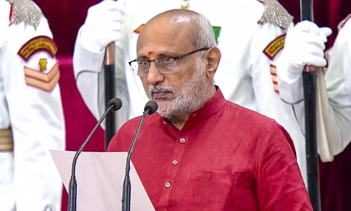 CP Radhakrishnan Took Oath As VP