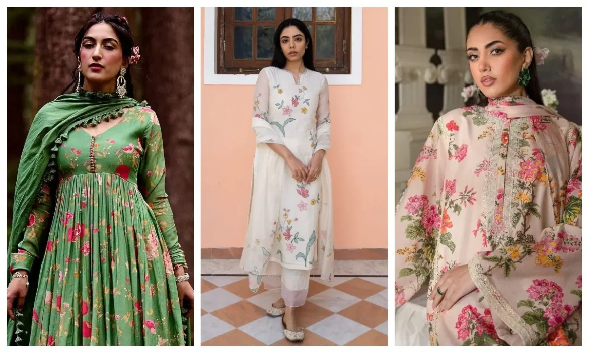 खिल उठेगा आपका रूप, जब त्योहार पर पहनेंगी बेस्ट फ्लोरल प्रिंट वाले सलवार सूट; यहां देखें लेटेस्ट डिजाइन