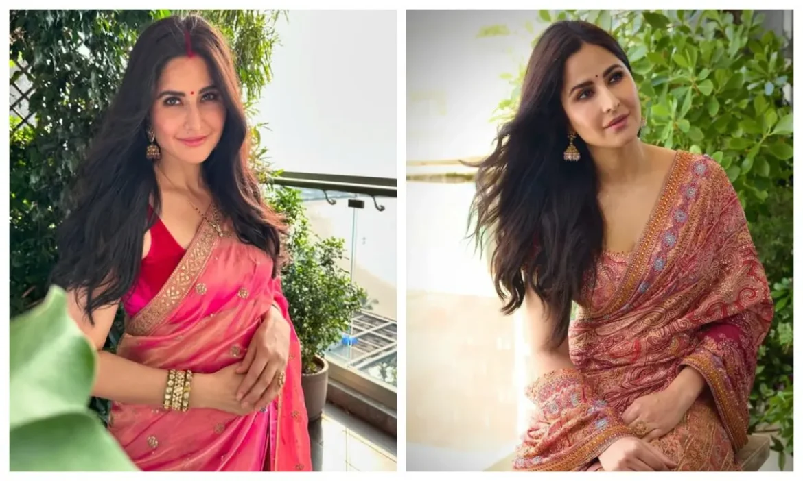 करवा चौथ पर पहने Katrina Kaif जैसी सुंदर साड़ियां, आपके सामने चांद की खूबसूरती भी पड़ जाएंगी कम