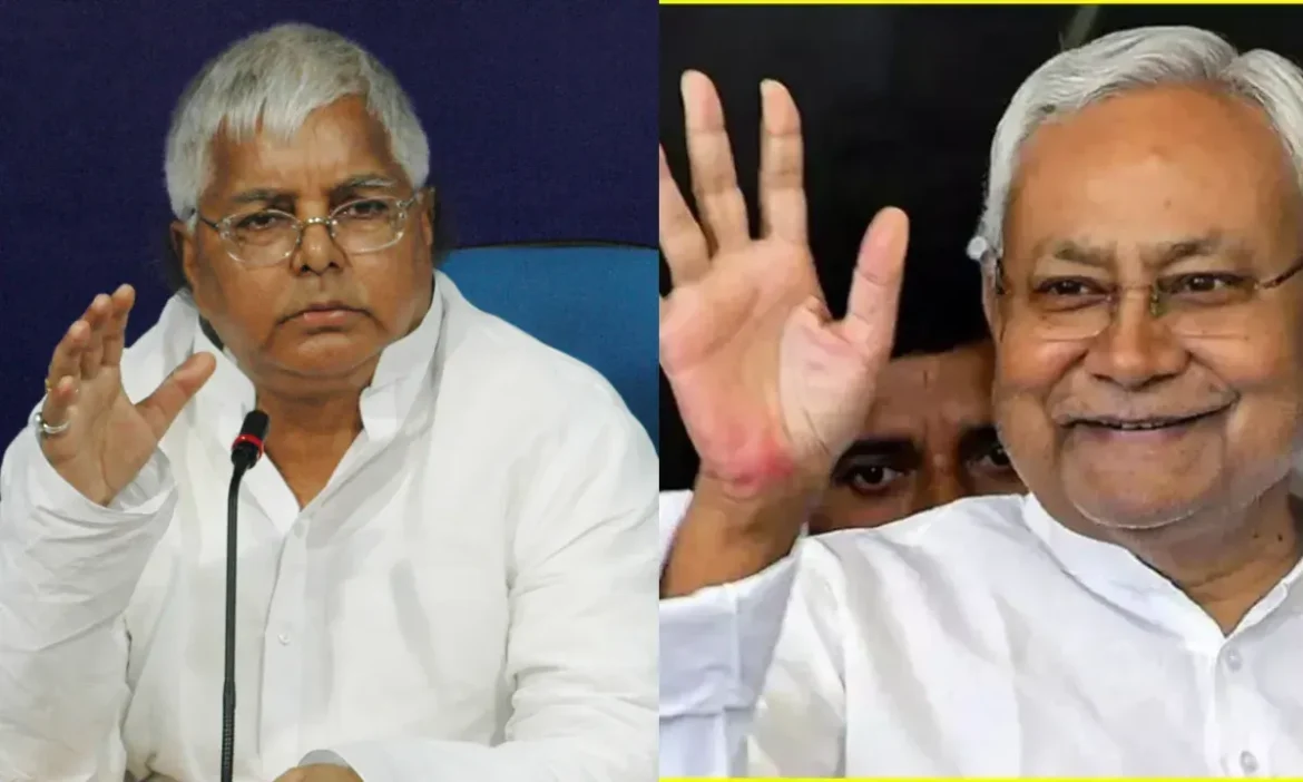 Nitish Kumar and Lalu Yadav