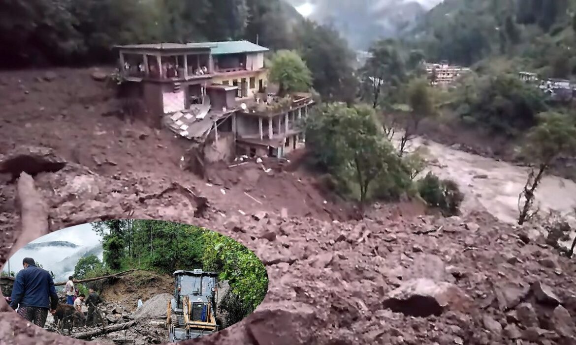 Uttarakhand 10 missing landslide flooding Chamoli
