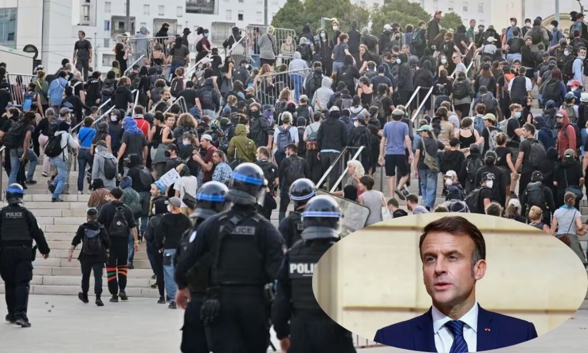 250 arrested in France as protesters clash with police while Macron installs new PM