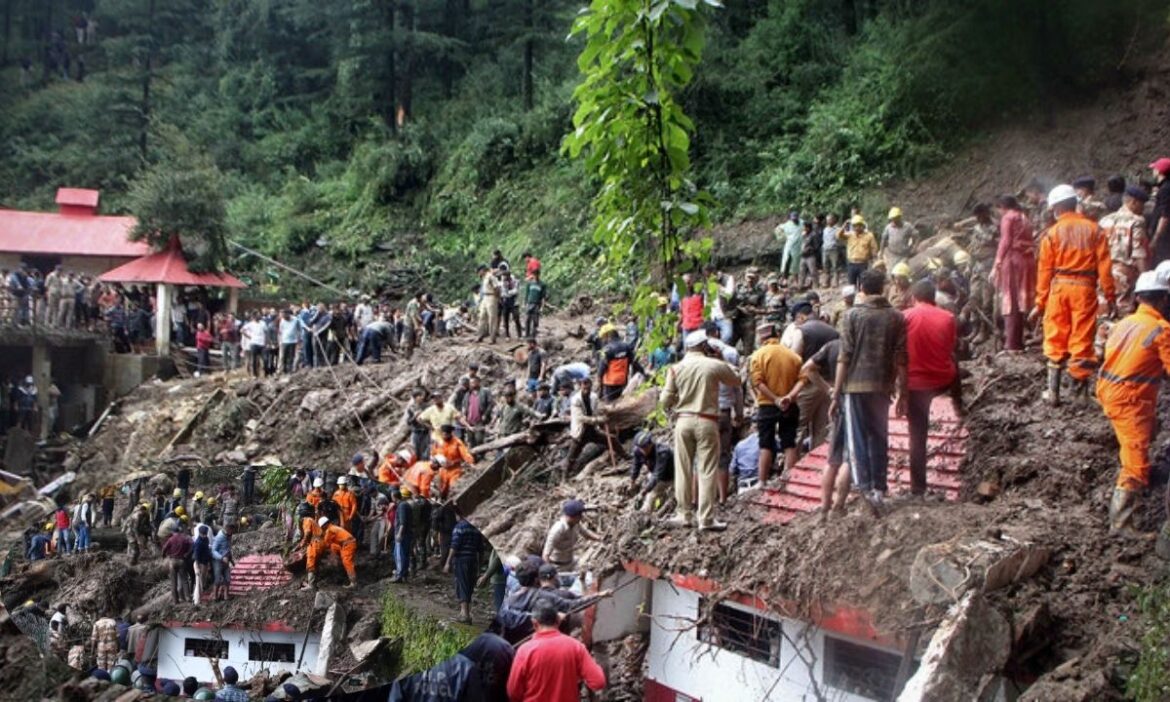 Landslide in Himachal Pradesh kullu
