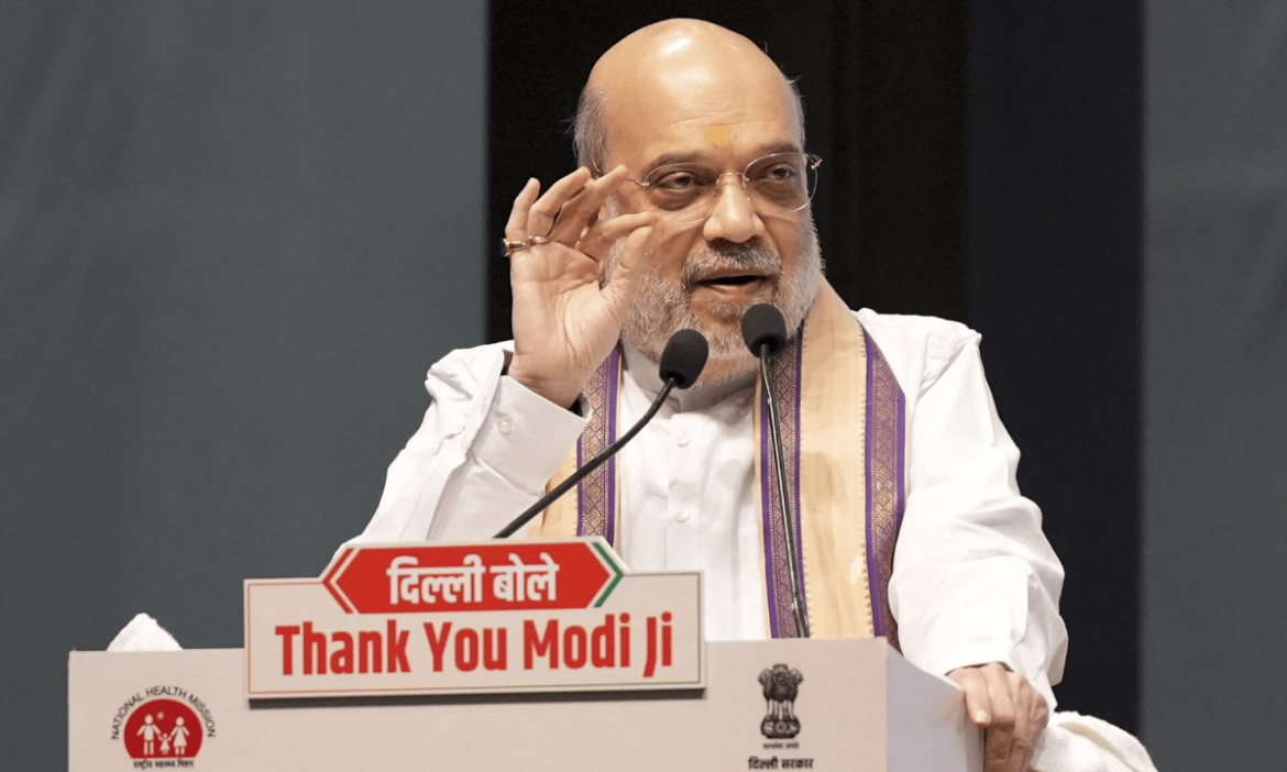 Amit Shah Cong rally protect infiltrators wants win polls help