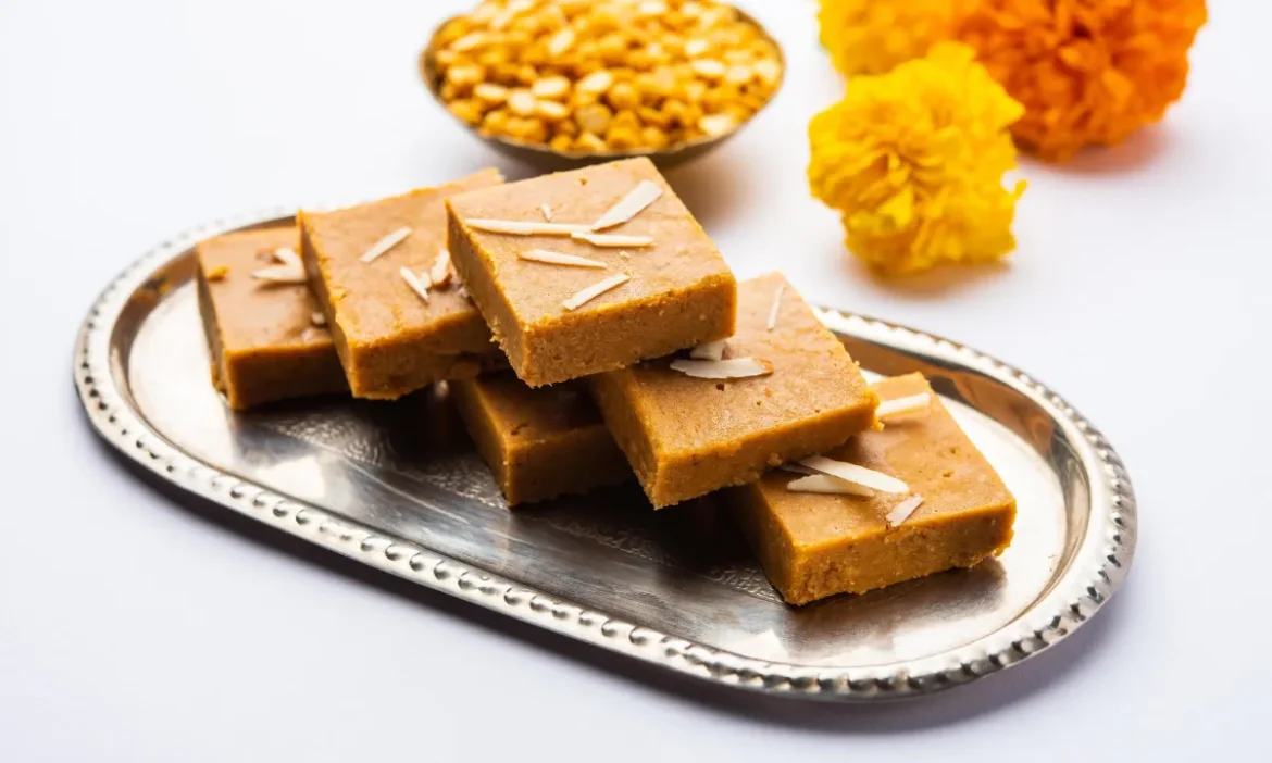 Besan Barfi Recipe At Home