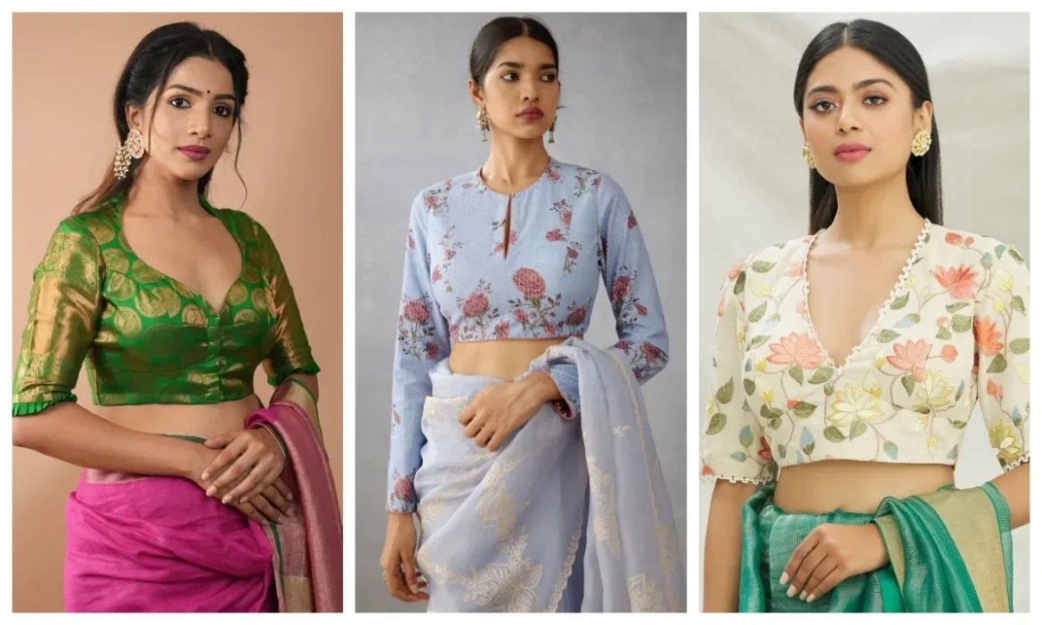 इस फेस्टिव सीजन ट्राई करें 6 ट्रेंडी ब्लाउज फ्रंट नेक डिज़ाइन, त्योहार पर दिखेंगी स्टाइल क्वीन