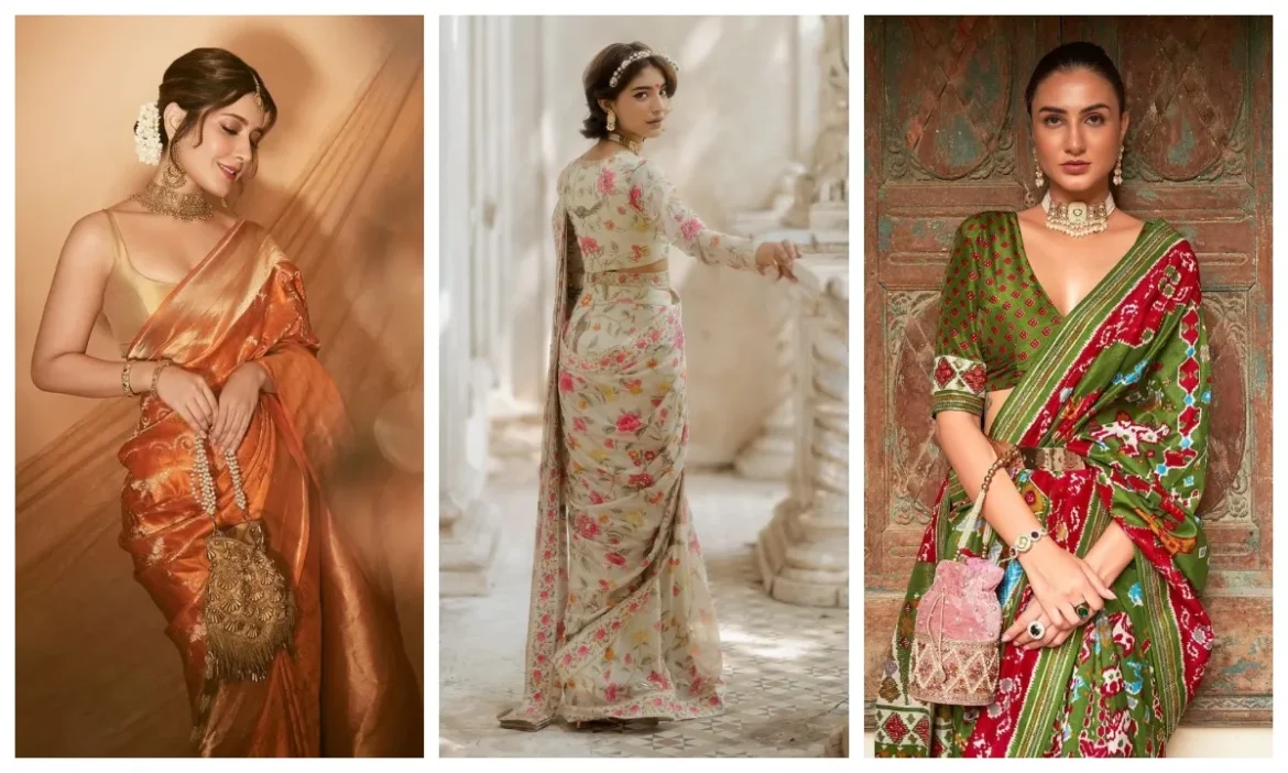 इस फेस्टिव सीज़न साड़ी में दिखें स्टाइलिश, यहां देखें सबसे ज्यादा ट्रेंड करने वाले डिजाइनर ऑप्शन