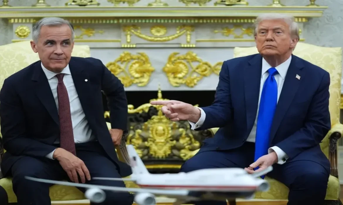 Donald Trump Mark Carney Meet