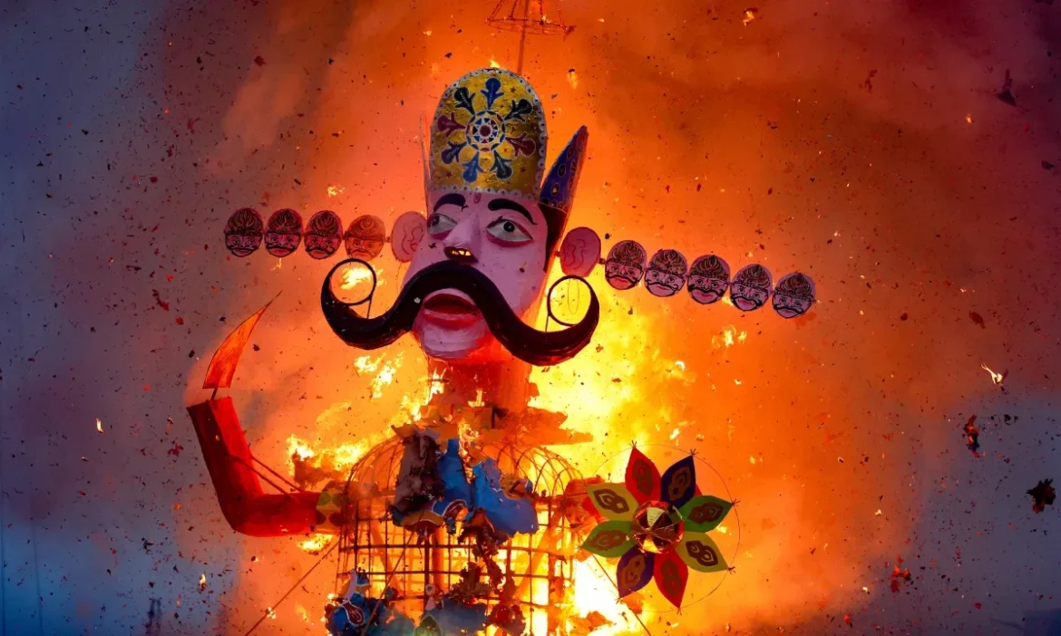 Ravan burning