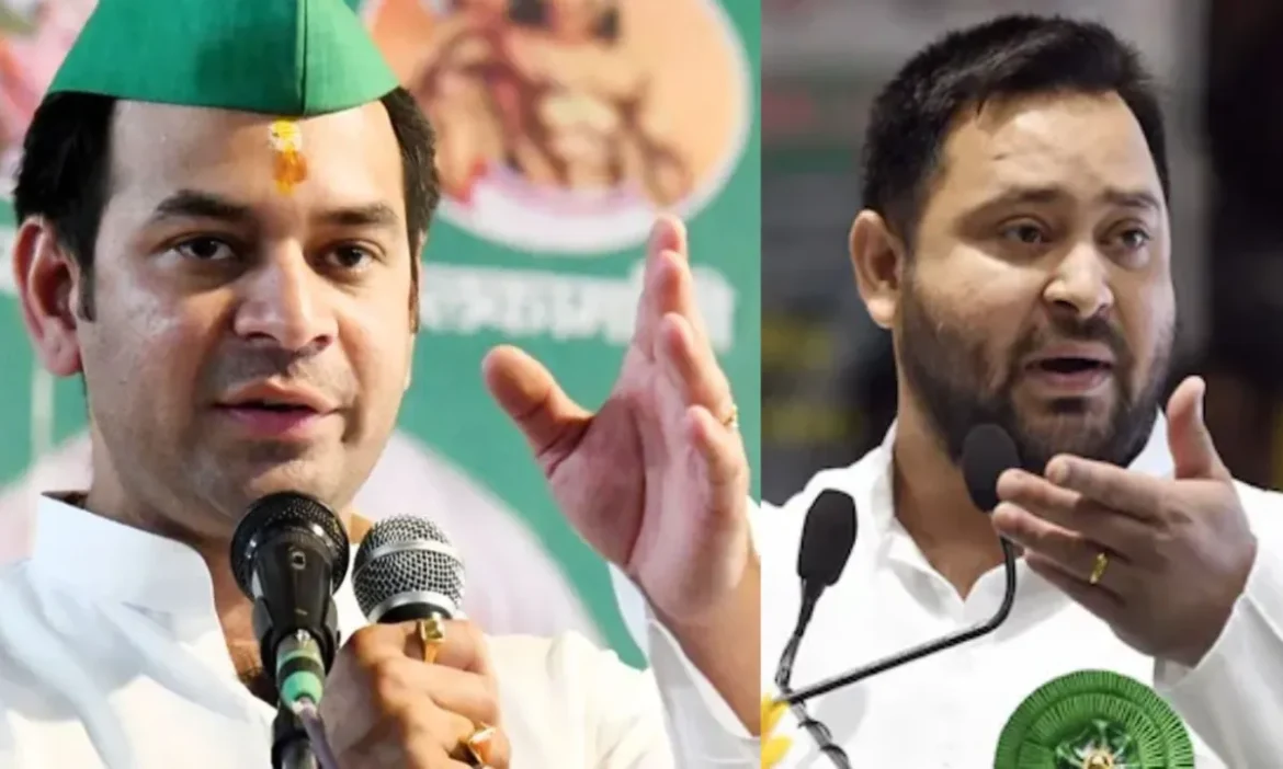 Tej Pratap Slams Tejashwi