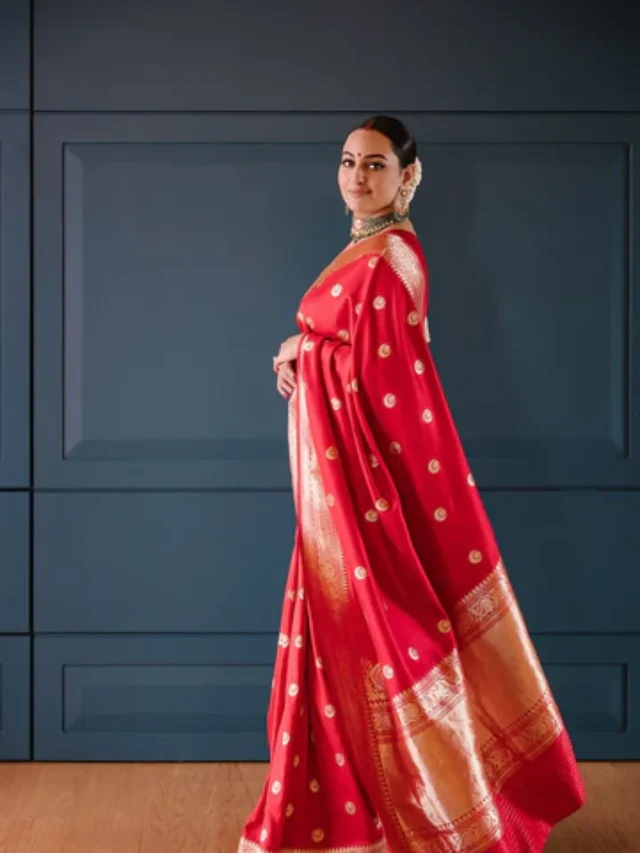 Banarasi saree with actress