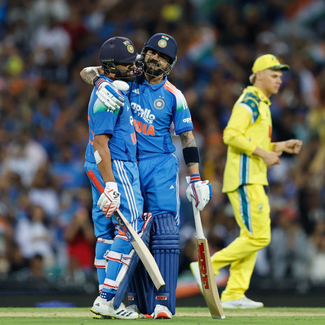 तीसरे मैच में दिखा रोहित-विराट का जलवा, ऑस्ट्रेलिया को मैदान पर दौड़ाया