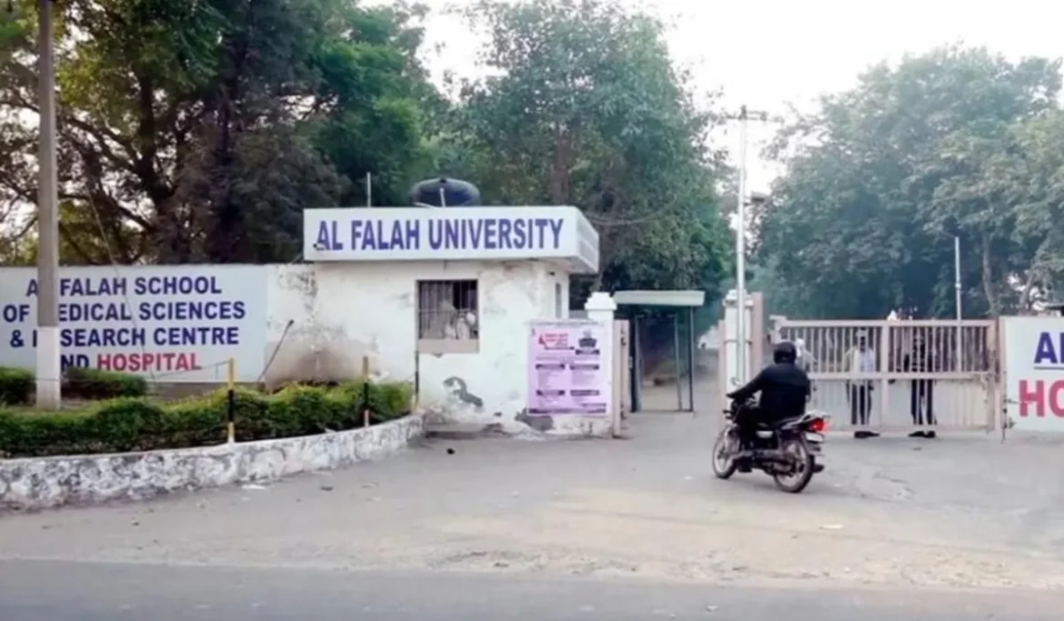 Al Falah University got notice from NAAC