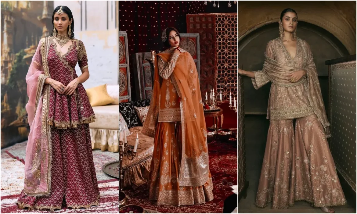 वेडिंग वॉर्डरोब में शामिल करें ये एलिगेंट Sharara Suit, डिज़ाइनर दुपट्टे के साथ मिलेगा रॉयल लुक