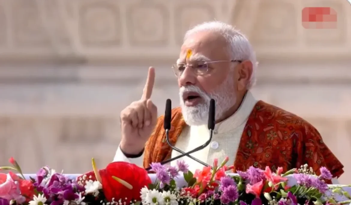 PM Modi on Dhwajarohan