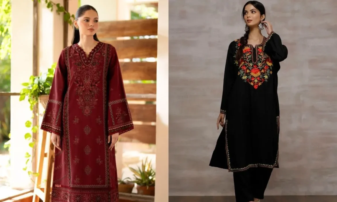 Woolen Kurti Designs for Winter