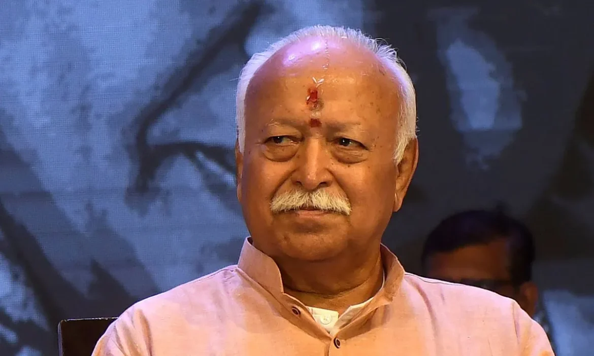 Gandhi observation Indians lacking unity British RSS chief