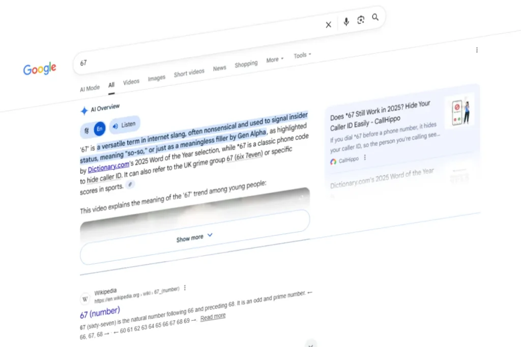 Google 67 Trick: अगर आप गूगल पर 67 या 6-7 टाइप करते हैं तो आपकी स्क्रीन अचानक से हिलने लगती है. जानें क्या है 67 और 6-7 की पूरी मिस्ट्री. 