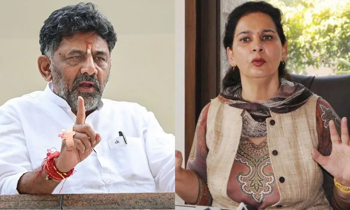 500 crore remark Dy CM Shivakumar Navjot Kaur Sidhu Admitted mental hospital