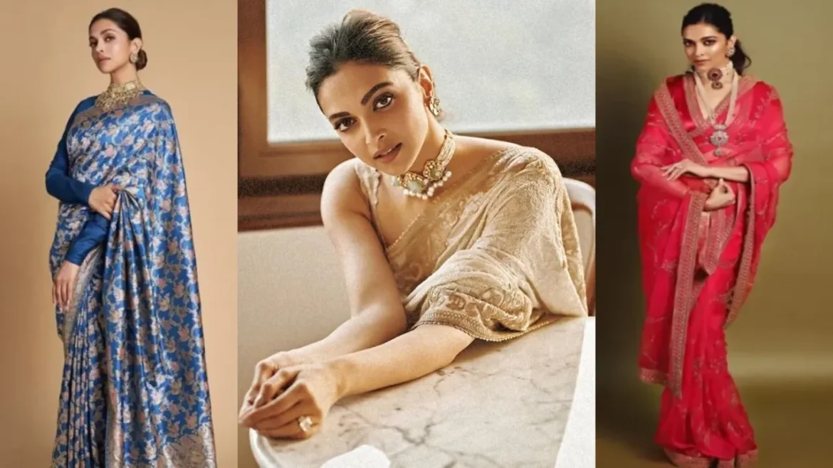 Deepika Padukone Saree