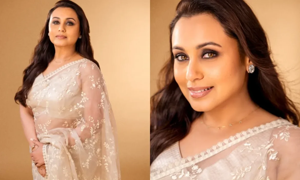 Rani Mukerji का क्वाइट लग्जरी अवतार, 30 साल का जश्न और वही पुरानी साड़ी पर नया अंदाज