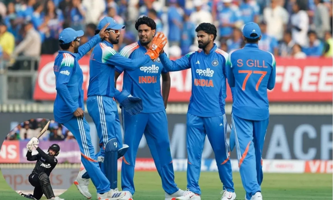 IND vs NZ 1st ODI Match 300 Run New Zealand