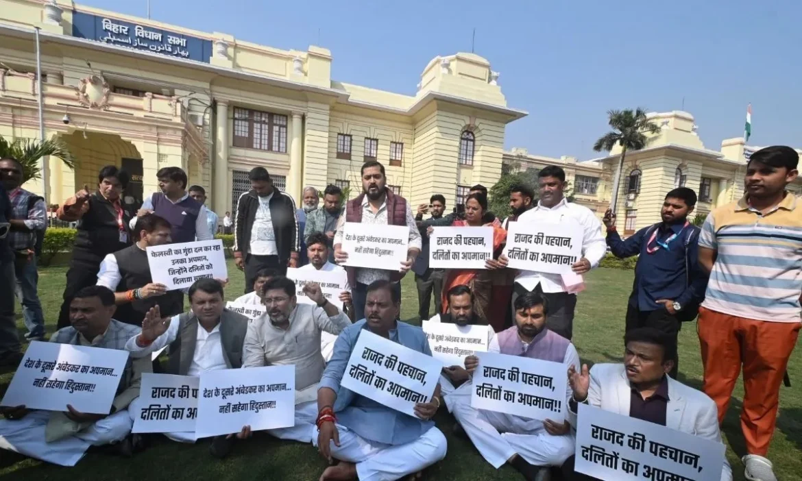 Bihar LJP(RV) apology Tejashwi insult Ram Vilas Paswan